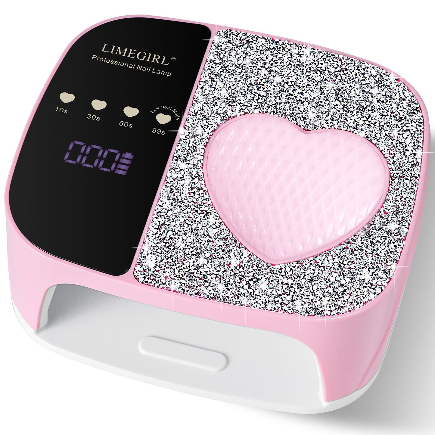 LimeGirl Cordless Nail Dryer for Gel Polish, UV LED Nail Lamp with Fast Curing UV Light & 4 Timer Settings, Portable Rechargeable Gel Lamp Nail Art Tool for Manicure Pedicure at Home & Salon