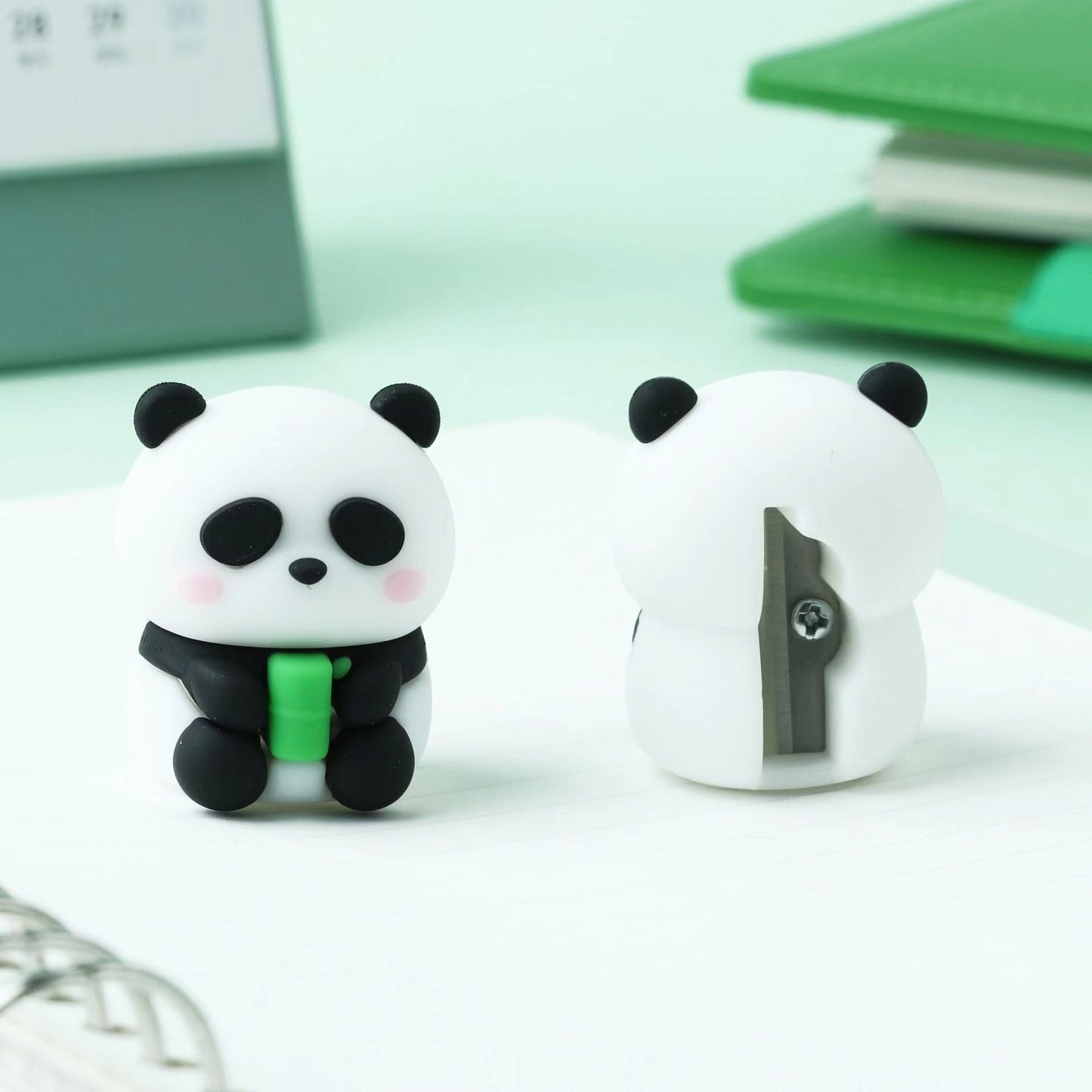 Creative Cute Panda Shaped Pencil Sharpener Single