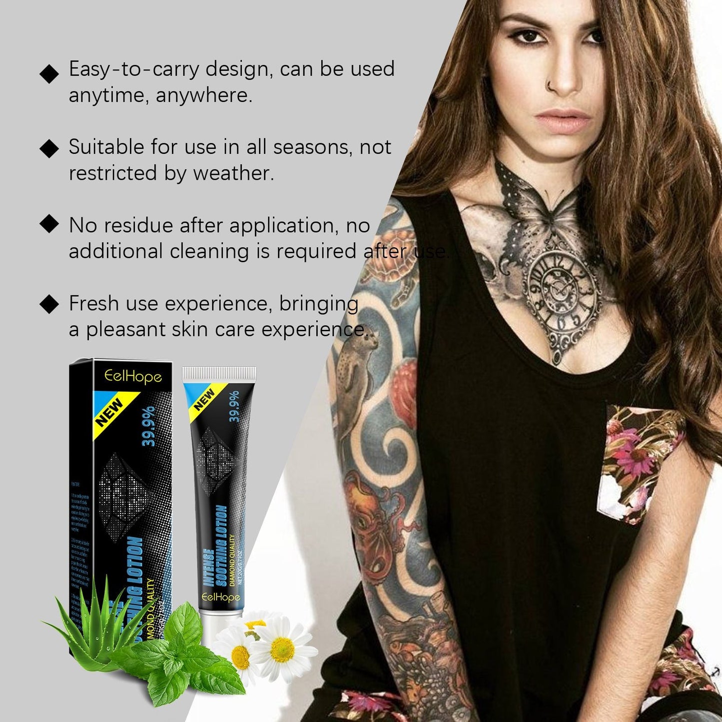 Eelhope Tattoo Care Cream Gently Refreshes The , s Discomfort And Moisturizes The Skin