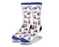 THE ORIGINAL HARLEM GLOBETROTTERS Baller Socks