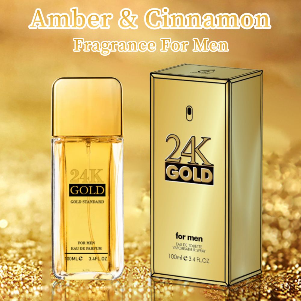 3.4f.0zMen's Eau De Toilette Spray, with Amber & Cinnamon Long-Lasting Perfume, Perfect forDating, Daily Life, Parties, Gift Giving, Notes OfBlood Orange, Grapefruit, Mint