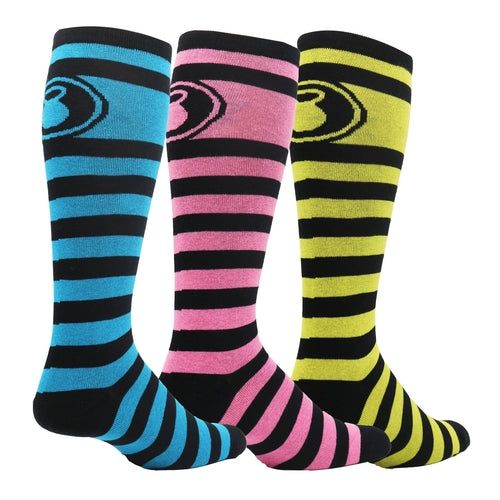 Kettlebell Stripes Knee High Socks