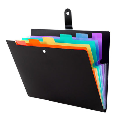 7-Grid Rainbow Expanding File Folder: Keep Your Important Documents Organized at Home or School!