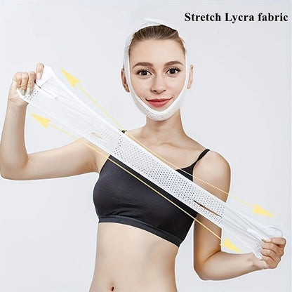 V-Line Face Lift Up Belt: Get a Youthful Look Instantly with this Double Chin Reducer!