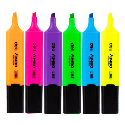 Deli Highlighters Pastel Markers,Chisel Tip 4/6 Colors Pens,Journaling Students,Adults In Office,School