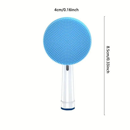 Oral-B Facial Cleansing Brush Head - Waterproof Silicone Face Spin Brush for Deep Cleaning, Exfoliating, and Massaging - Replacement Heads for Electric Toothbrushes - Skin Care Tool