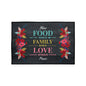 Printed Absorbent & Non-Slip Door Mat - Durable Polyester Carpet with "Kitchen" Design, Ideal for Bathrooms, Hallways, Living Rooms, Bedrooms (Decorative Use) & Laundry Rooms (Heavy-Duty Floor Mat)