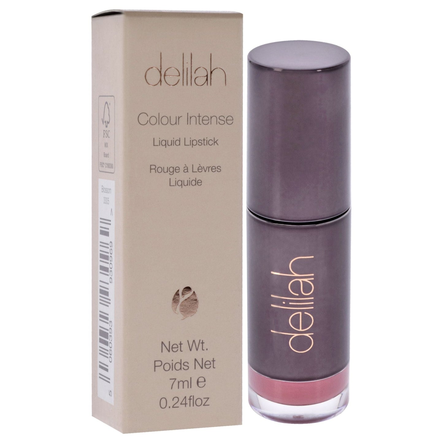 Colour Intense Liquid Lipstick - Blossom by Delilah for Women - 0.24 oz Lipstick