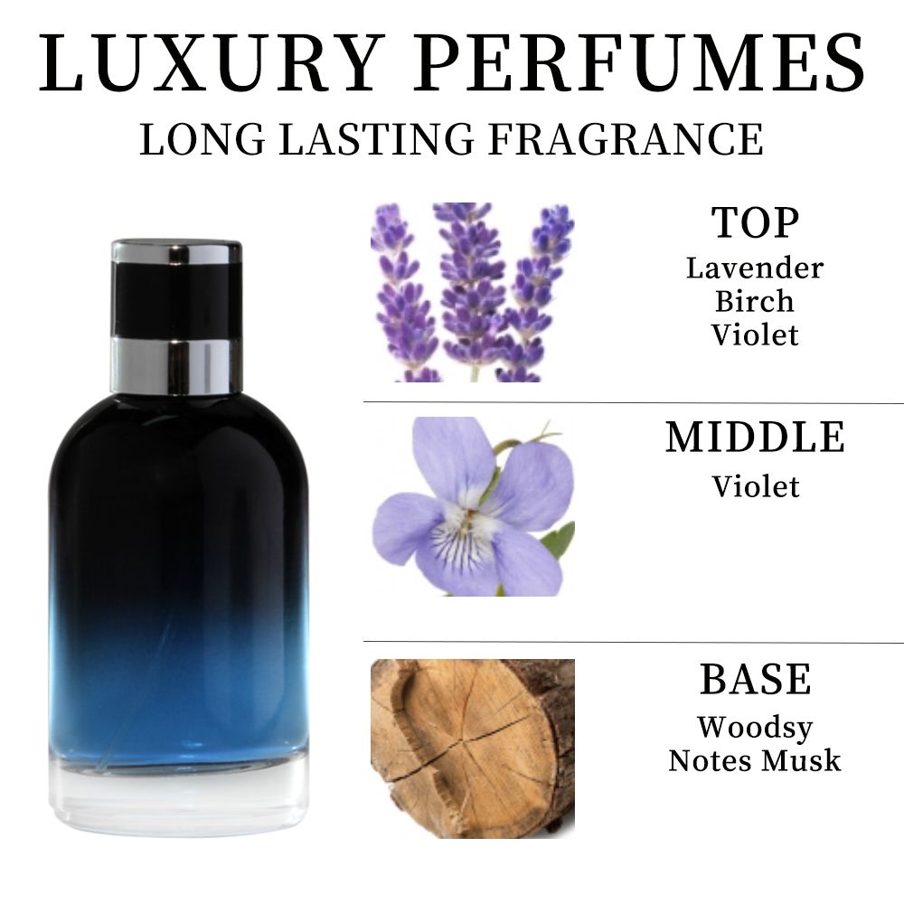 3.4 Fl Oz Men's Eau De Toilette Spray - A Woody Aromatic Fragrance For Men- With Lavender, Birch And Violet - Medium Intensity Perfume