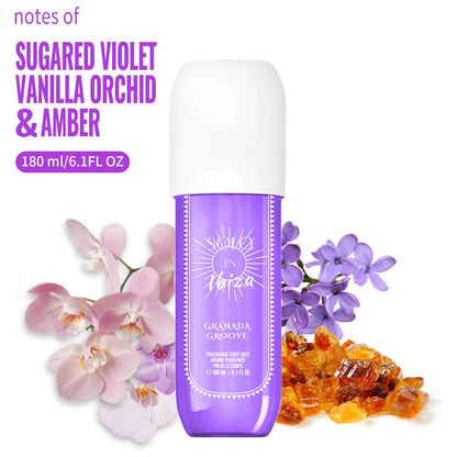 [SOLO EN IBIZA Mist] 4pcs Set SOLO EN IBIZA6.1fl.oz Long-Lasting Hair & Body Fragrance Misfor Women Perfect for Dating, Parties and GiftGiving