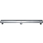 ALFI brand  ABLD36A 36" Modern Stainless Steel Linear Shower Drain  w/o Cover