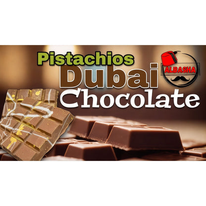 Dubai Chocolate - Exquisite Kunafeh Pistachio Chocolate - Rich Creamy Indulgence with Exotic Flavor