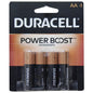 Duracell Coppertop AA Batteries - 4 Pack Alkaline Battery