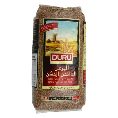 Duru Brown Coarse Bulgur 1KG - Nutritious Whole Grain, Ideal for Healthy Recipes