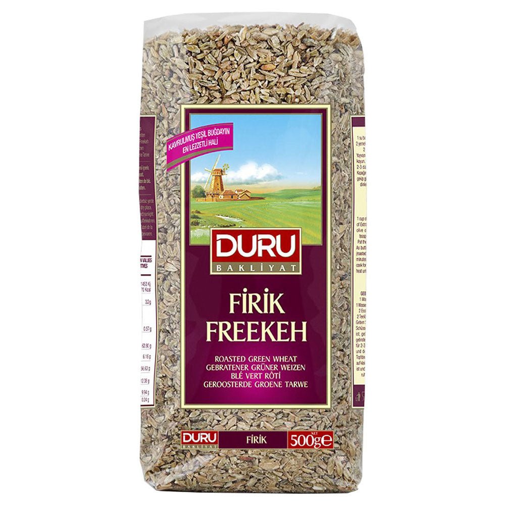 Duru Bulgur Freekeh - Firik 450g for Freekeh Recipes, Aromatic & Nutritious Superfood
