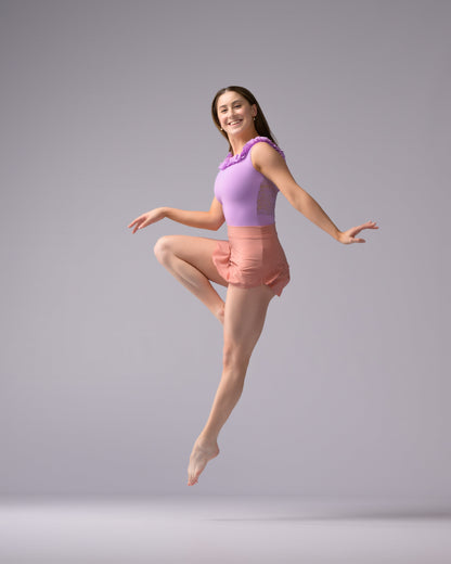 Dusty Rose Ballet Pull On Skirt - Demi