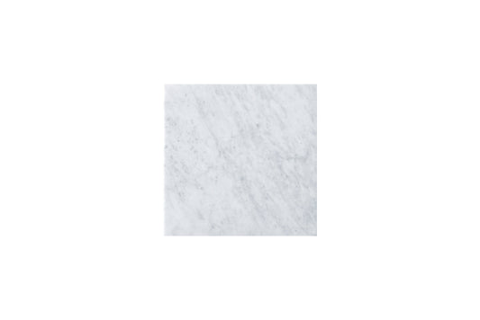15" Linen Top, 3 CM Carrara White Marble, No Holes
