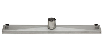 ALFI brand  ABLD24D 24" Modern Stainless Steel Linear Shower Drain with Groove Lines