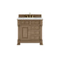James Martin 547-V36 Brookfield 36” Single Vanity – Black Onyx / Honey Oak / Pearl Charcoal