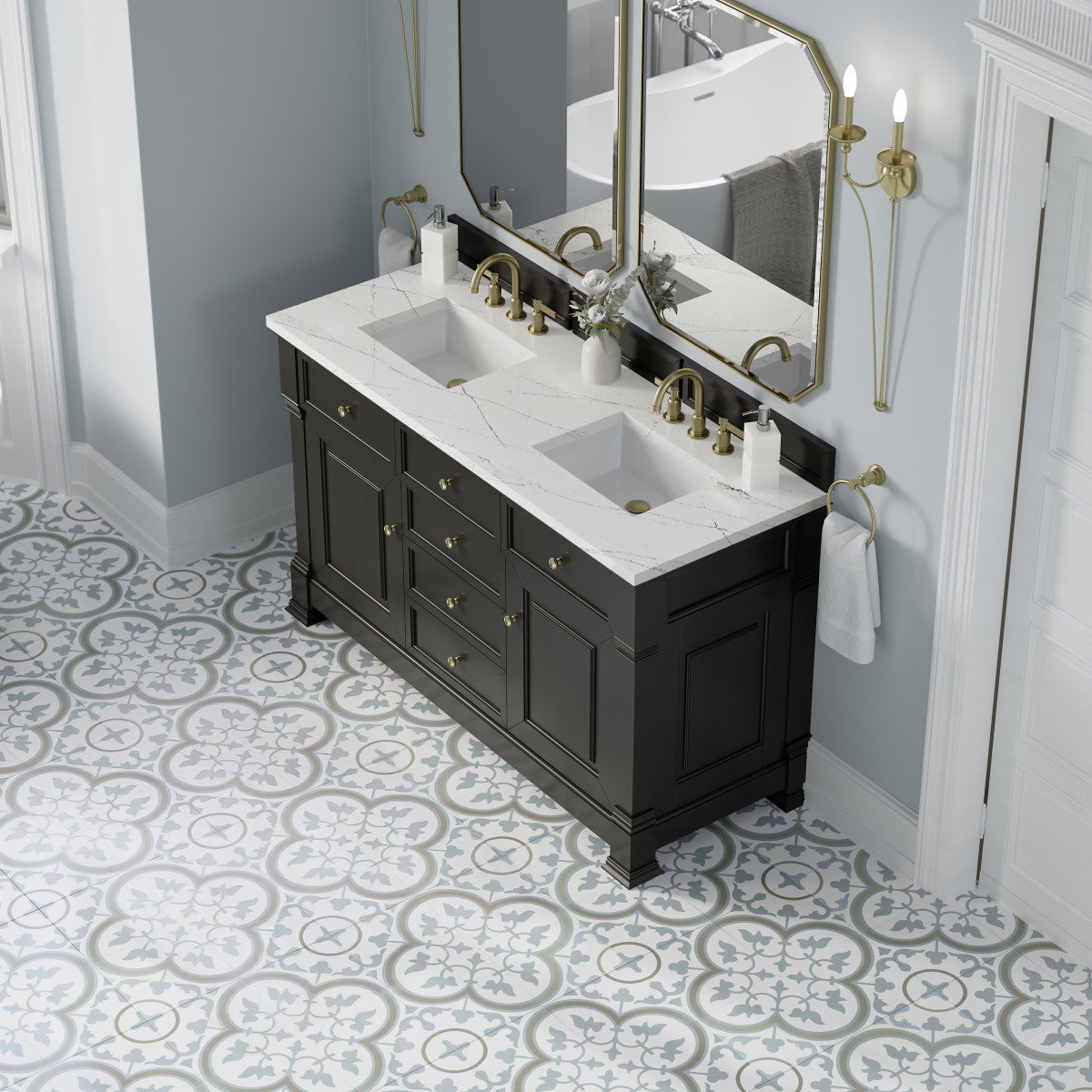 Brookfield 60" Double Vanity