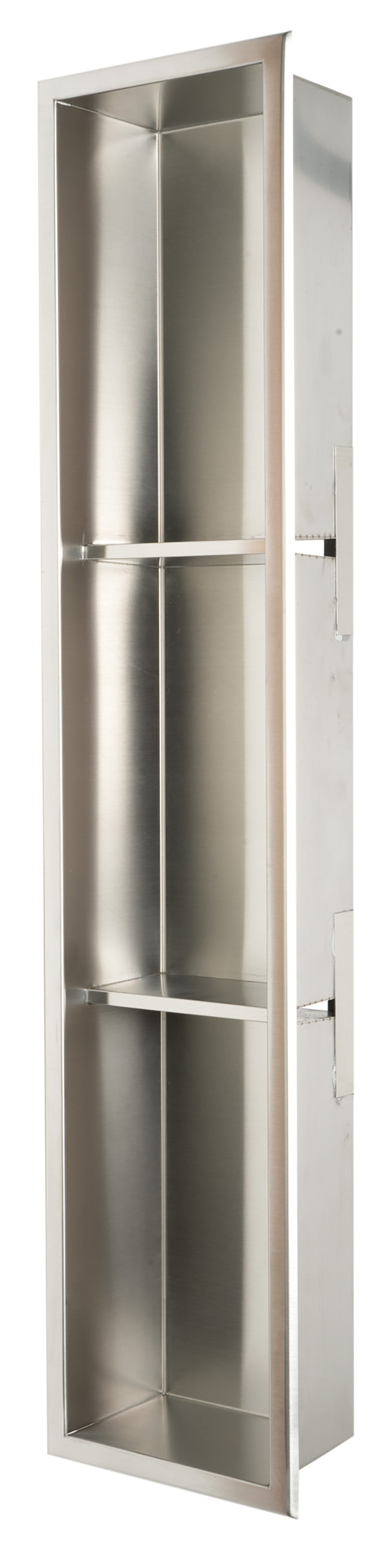 ALFI brand ABN0836 8 x 36 Vertical Triple Shelf Bath Shower Niche
