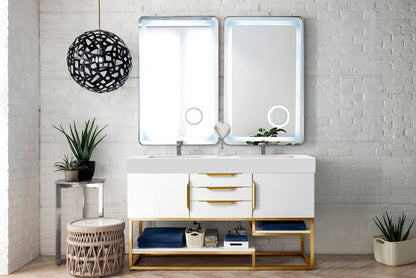 Columbia 59" Double Vanity Cabinet