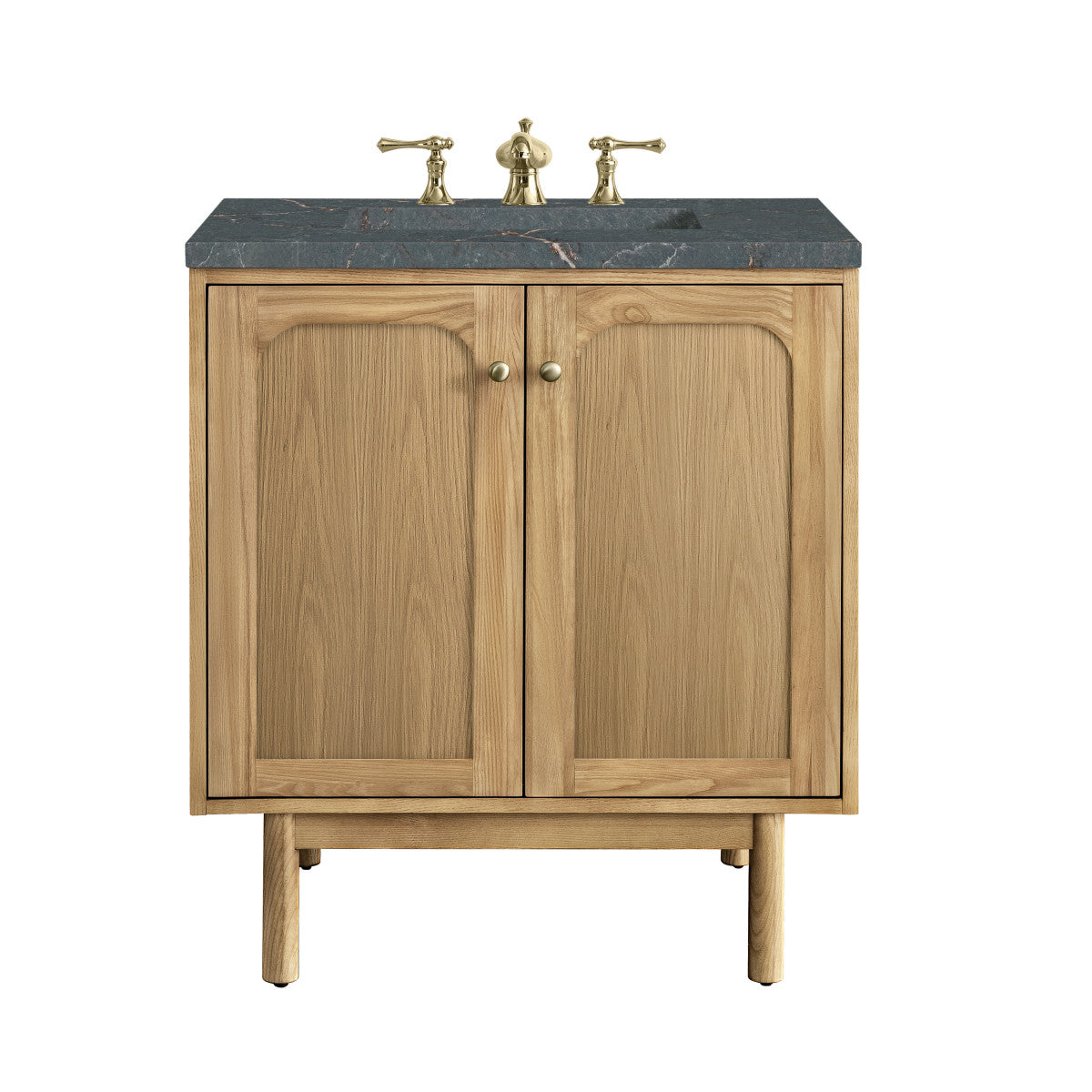 Laurent 30" Single Vanity Cabinet, Light Natural Oak