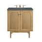 Laurent 30" Single Vanity Cabinet, Light Natural Oak