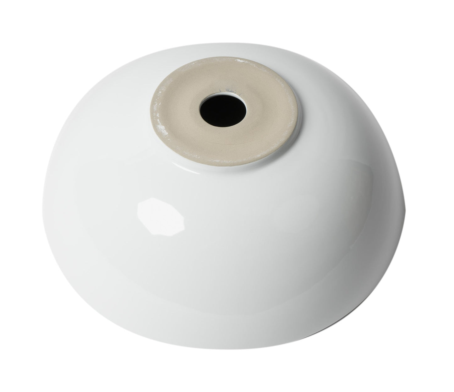 ALFI brand  ABC905 White 15" Round Vessel Bowl Above Mount Ceramic Sink