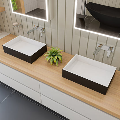 ALFI brand AB1772 Wall Mounted Modern Bathroom Faucet