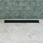 ALFI brand ABLD32C ABLD32C-BM 32" Black Matte Stainless Steel Linear Shower Drain with Groove Holes