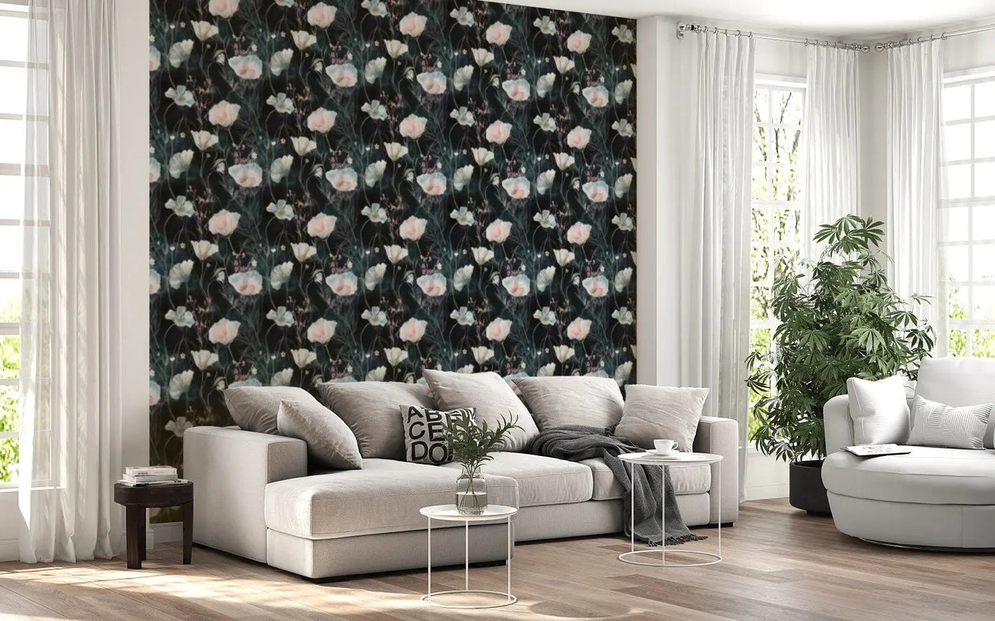 Luminous Floral Nocturne