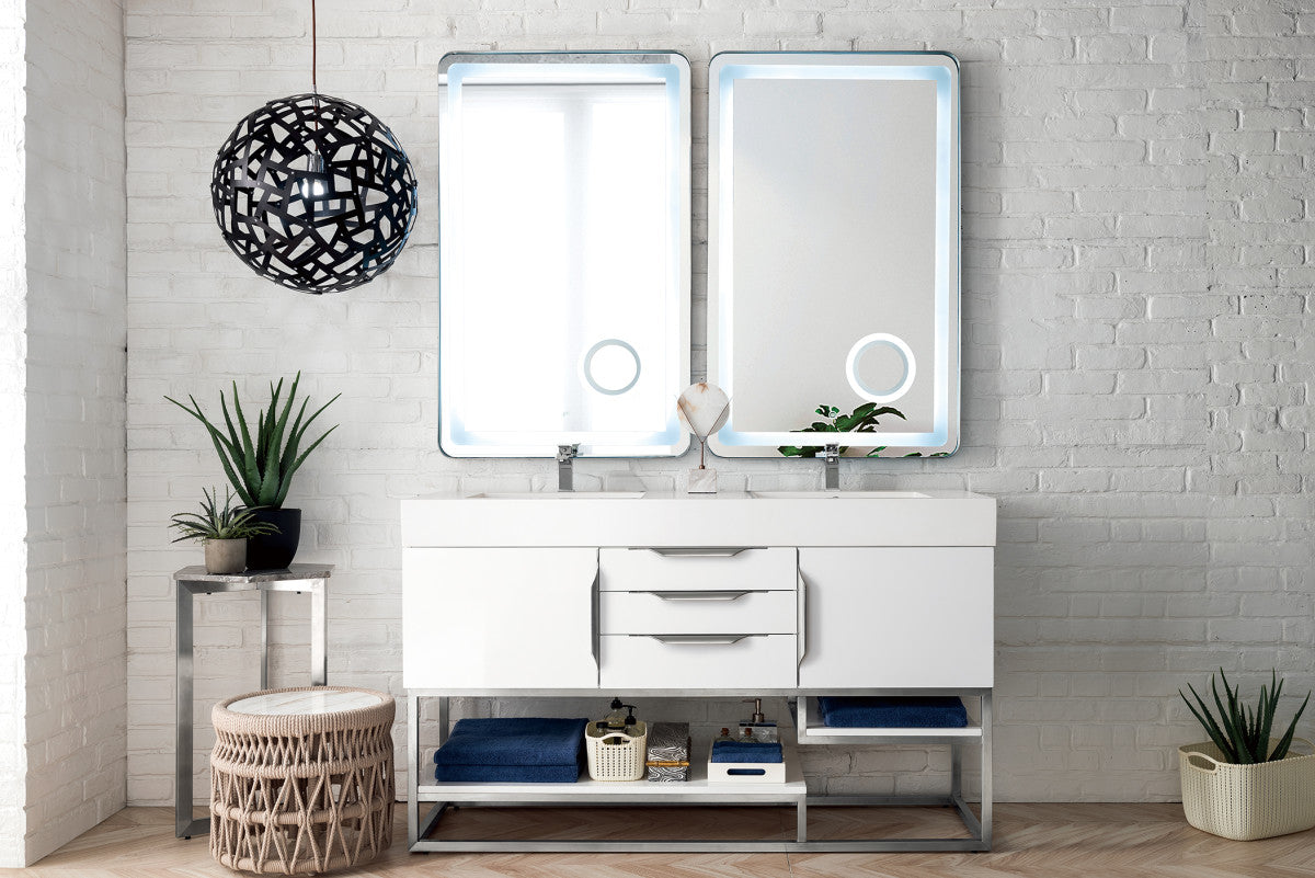 Columbia 59" Double Vanity Cabinet