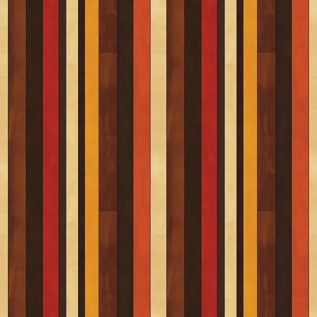 Retro Groove Vertical Stripe