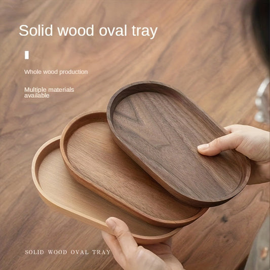 Elegant MultiPurpose Wooden Tray for Serving Snacks | Kitchen + Metal