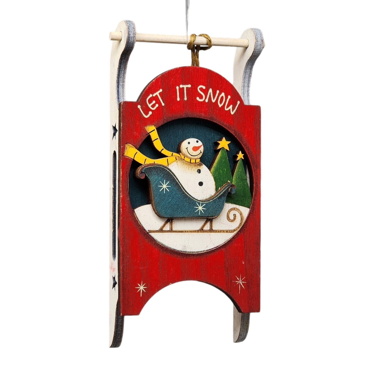 Rustic Wood Ornament -