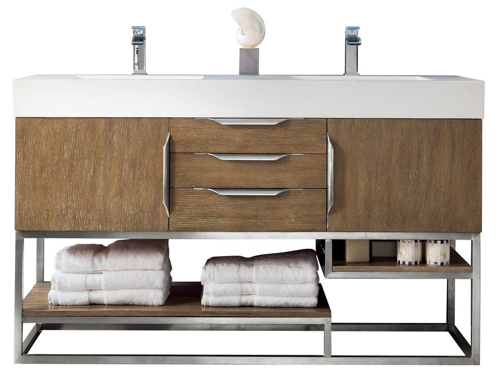 Columbia 59" Double Vanity Cabinet