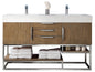 Columbia 59" Double Vanity Cabinet