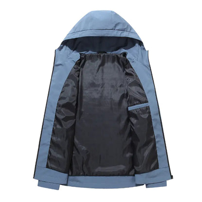 Men's Casual Lightweight Hooded Jacket for Spring/Fall
