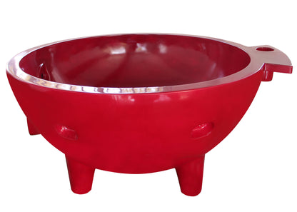ALFI brand FireHotTub FireHotTub The Round Fire Burning Portable Outdoor Hot Bath Tub