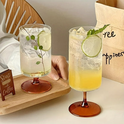 Elegant Stemmed Water Glasses Set, Multipurpose Reusable Insulated