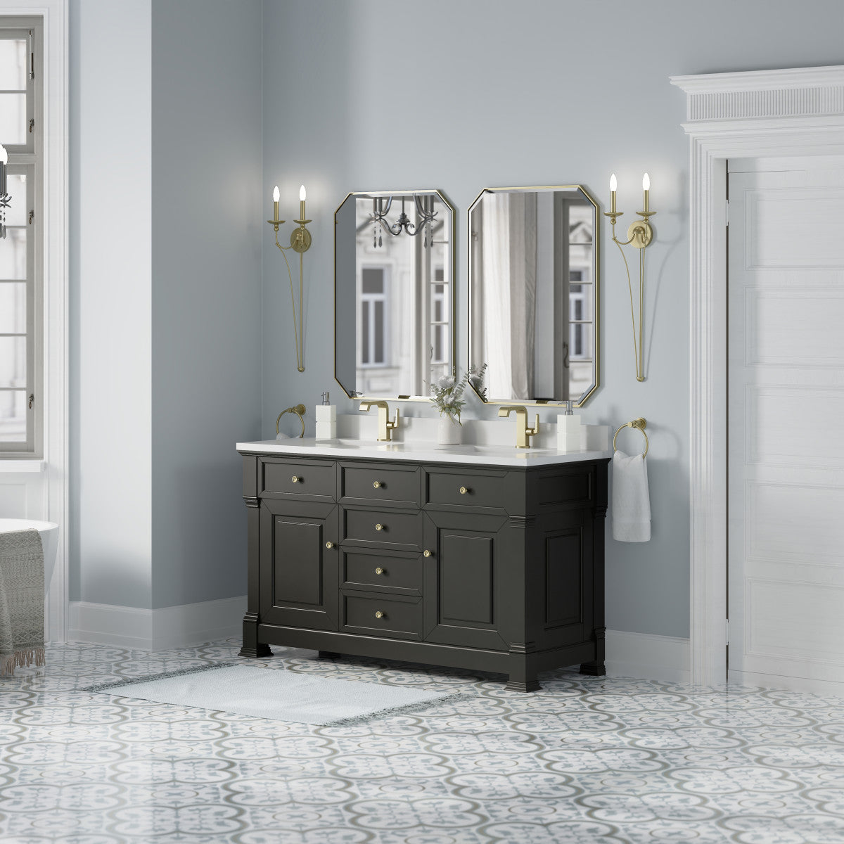 Brookfield 60" Double Vanity