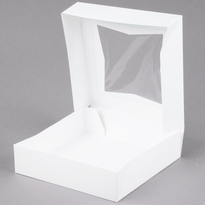 Pie Box - 10x10x2.5 - Window 6ct or 12ct