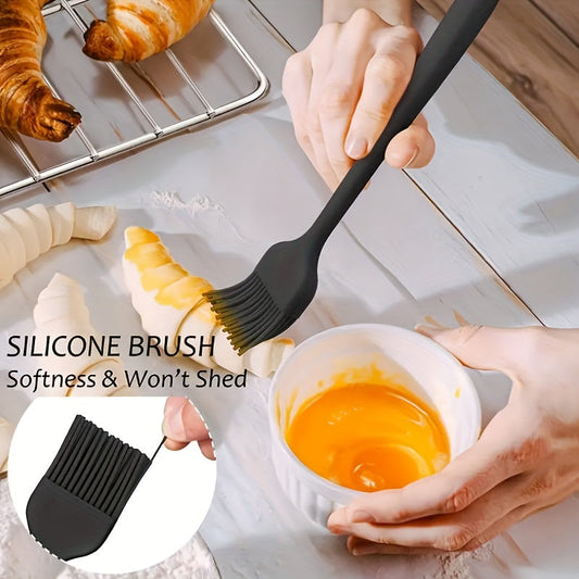 6Piece HeatResistant Silicone Spatula  Baking Tool Set
