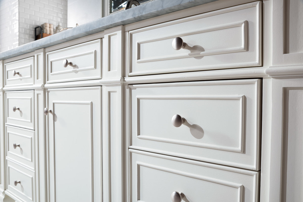 Bristol 60" Single Vanity Cabinet, Bright White