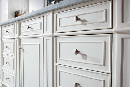 Bristol 60" Single Vanity Cabinet, Bright White