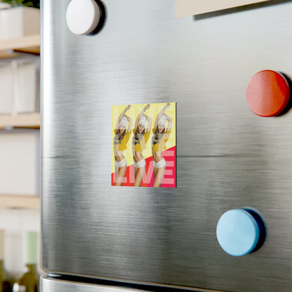2882HomeDecor™ LIVE LIVE LIVE Square Magnet