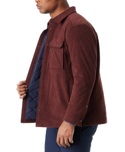 Bass Outdoor Size M Relaxed Fit Corduroy Shirt Jacket - Rum Raisin NWT