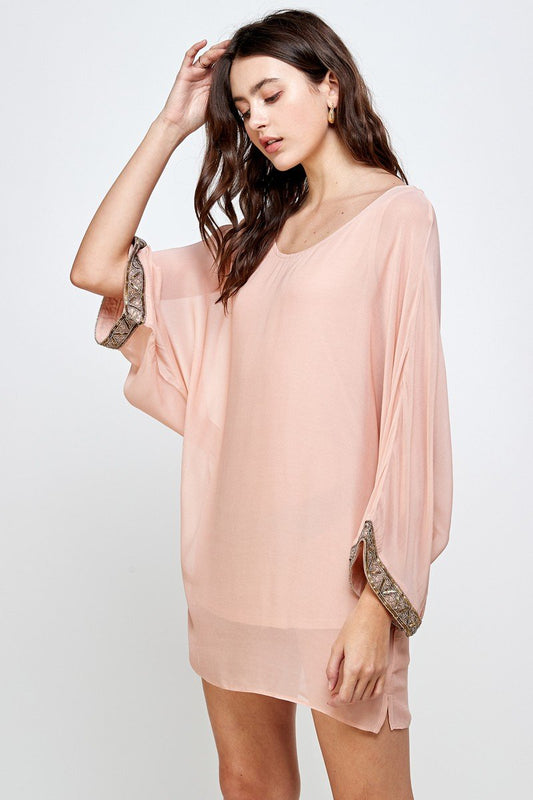 Batwing Sleeve Shift Dress – Effortless Flow and Elegance | Apparel | Kitchen + Metal