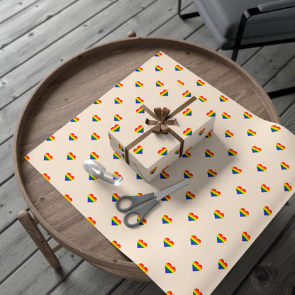 Pride Heart Wrapping Paper | Pride